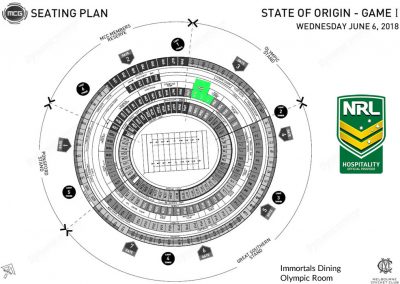 Olympic Room Map State of Origin